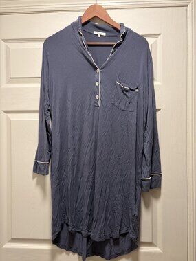 Love & Lore Sleep Shirt Navy Blue XL